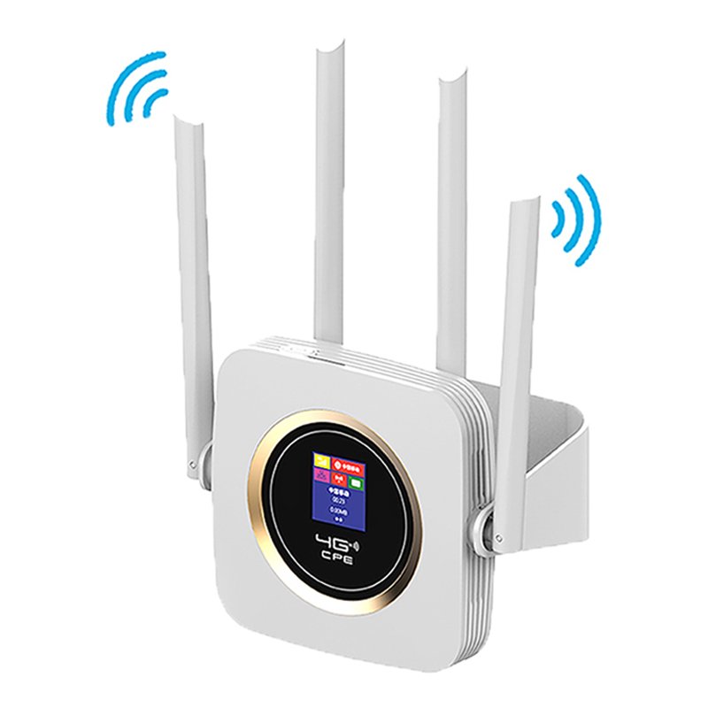 Universal 4G/3G Cpe904 Lte Wifi Router 300Mbps Cat4 Fdd/Tdd Wireless Sim Card Modem Wifi Mobile Hotspot External 4 Antenna Rj45
